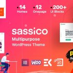 Sassico 3.5 – Saas Startup Multipurpose WordPress Theme For Free
